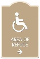 Accessible Direction Sign w/ ISA