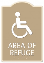 Area of Refuge Sign - ISA Symbol