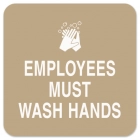 Employees Must Wash Hands