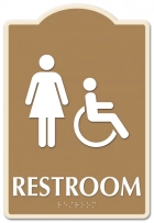 Restroom w/ Female / Handicap Symbols