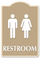 Restroom - w/ Unisex Symbols