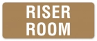 Riser Room Label