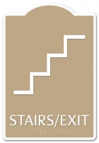 Stairs / Exit Sign w/Symbol