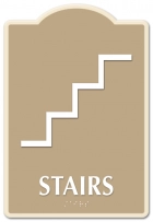 Stairs Sign w/ Symbol