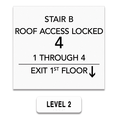 Stairwell ID - Houston Code <br>4 or 5 Floors