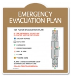 Standard Entrance Evacuation Plans - CA Compliant